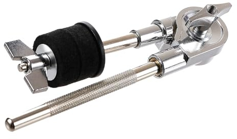 RuiJOTWAT Brazo de platillo corto, soporte ajustable, extensión de platillo, fijación para bateria de pie, accesorios de hardware