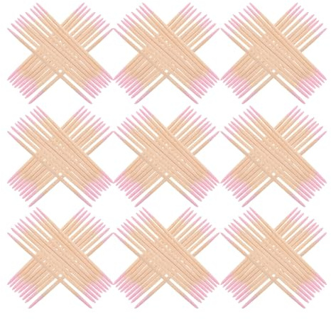 FIXOSHEE 1500 Stück Doppelseitige Spitze Wattestäbchen Präzise Kosmetikstäbchen für Microblading Wimpernverlängerung Nageldesign Profi Werkzeug für Beauty und Körperpflege