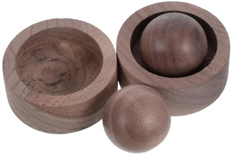 WEKAMOS 2 Stück Holz Duftdiffusor für Ätherische Öle Wasserloser Raumduftdiffusor Zylindrisch Tragbar für Schlafzimmer und Kleine Räume