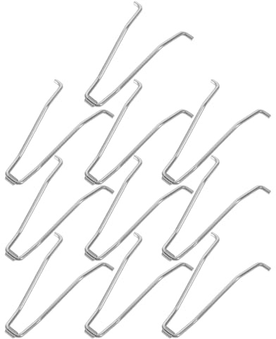 Ersatzfedern Edelstahl Silber Kunststoff aus 10 Stück für Nagelknipser | Schnellmontage, Präzise Klemmung, Allgemein Einsetzbar, Portabel, für Heim und Salonanwendung