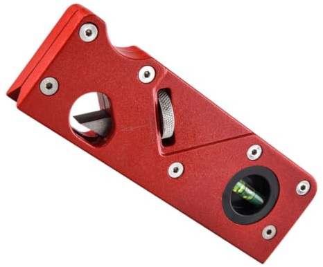 Zerodeko Rabot de Finition Rabot à chanfreiner Rabotage manuel en Alliage d'Aluminium et ABS pour surfaces de menuiserie et travaux de modelage DIY