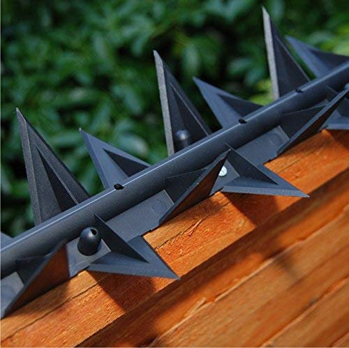 Stegastrip® Fence Top Wall Spikes Garden Security, Intruder Burglar deterrent Anti Climb (2.5M, Pack without posts)