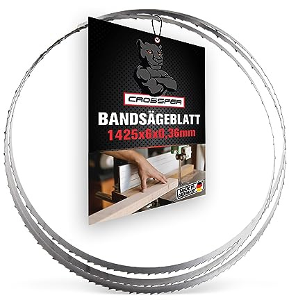 Bandsägeblatt 1425x6x0,36 6 ZpZ Sägeband für Holzbearbeitung - Qualität Made in Germany
