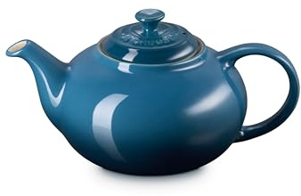 Le Creuset Stoneware Classic Teapot, 1.3 litres, Serves 3-4 Cups, Deep Teal, 70702136420000