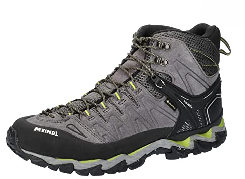 Meindl Herren Litepeak GTX Natur RotWanderstiefel | Das Modell Trekking Basic setzt sich zusammen aus Soft Polyester + Polypropylen Polster, sowie Polyamid zur Verstärkung an Ze