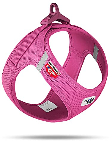 Vest Harness curli Clasp Air-Mesh Fuchsia S