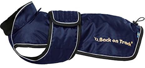 Back on Track Hundemantel Buddy für Dackel, Basset und Drever (33 cm, blau)