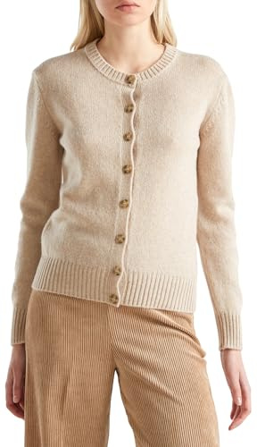 United Colors of Benetton Women's Korean Jersey M/L 103me500l Cardigan Sweater, Beige 562, XL