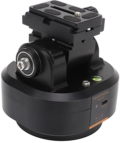 Stativkopf, Auto Face Tracking, 2,4 G, Drahtlose Fernbedienung, Elektrischer Stativkopf, Drehbarer Panorama-Panoramakopf für Mobiltelefone, Micro Single, SLR