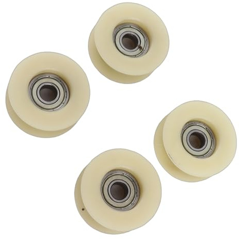 4 Pièces Rouleau Tendeur de Chaîne Haute Résistance Robuste Moto Rouleau Tendeur de Chaîne pour Moteur Vélo 49cc 66cc 80cc