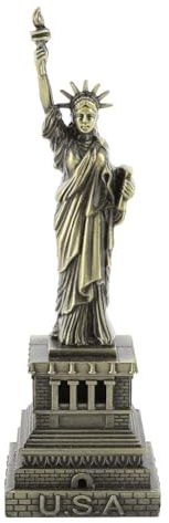 HERCHR Freiheitsstatue Statue, Berühmtes Gebäudemodell Freiheitsstatue New York Figur Aus Metall, Sammlerfigur, Statue, Geschenke, Antike Messingskulptur, Souvenirfiguren