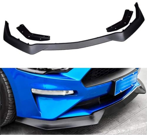 Auto Frontspoiler Lippe für Ford Mustang GT Coupe Convertible 2018 2019 2020, Frontstoßstange Lippe Splitter Spoiler Diffusor, Kinn Splitter Body Kit, Auto Zubehör