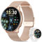 SLOKSFil Reloj Inteligente Mujer con Llamada Bluetooth, 1.39'' Smartwatch/Ciclo Menstrual/Ritmo Cardíaco/Monitor del Sueño/Pedómetro/IP67 Resistente Agua/para iOS Android (Oro Rosa)
