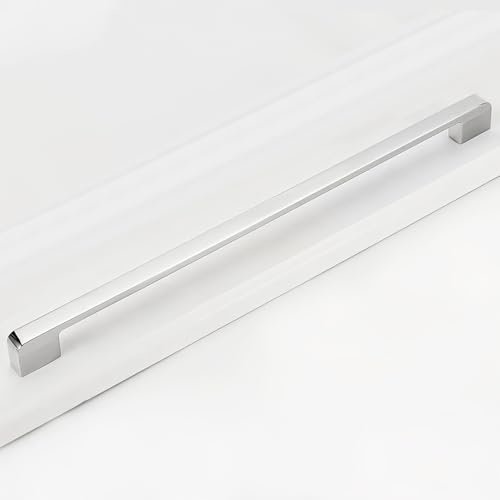 LEPEVNEY Door Handles 320mm Hole Centre Cabinet Handels Chrome Kitchen Wardrobe Door Handles Cabinet Pulls