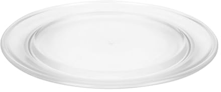 UTHCLO Mikrowellen Drehteller 27cm Glasplatte aus Hitzebeständigem Glas Mikrowellengeeigneter Teller mit Einfacher Reinigung für Mikrowellen
