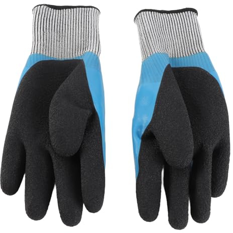 VBESTLIFE Elektrikerhandschuhe, Isolierte Elektrische Handschuhe, 1000 -V -Hochspannungshandschuhe für Elektrische Arbeiten, Wasserdichte Gummihandschuhe, Nicht -Schlupf