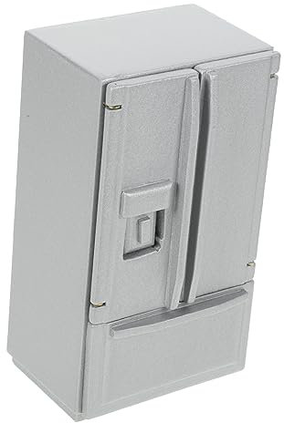 TOYANDONA Doll House Kühlschrank Miniaturmöbel Zubehör Mini Kühlschrank Für Kreative Bastelprojekte -deko