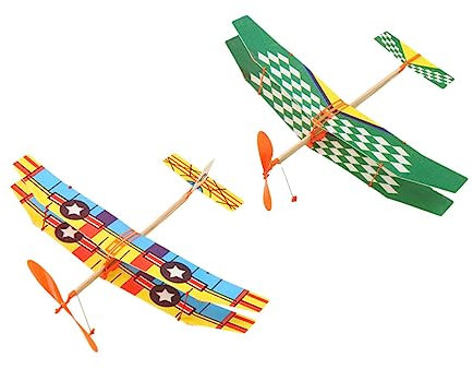 YARNOW Rubber Band Airplane Model Kit for Boys and Girls Educational Diy Toy Aeroplane Toys Foam Glider Planes for Boys Girls