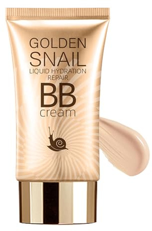 BB Cream, Color Correcting Make Up Foundation - Crème hydratante anti-cernes BB - Crème pour le visage respirante et légère - Réparation et éclaircissement de la peau - Crème de jour teintée pour les