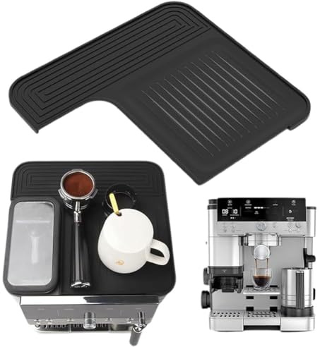 Silicone Top Mat for Ninja Luxe Espresso Coffee Machine ES601 - Food-Grade Anti-Slip Heat-Resistant Pad, Grinder Access Unblocked | Waterproof Dustproof Mat with Barista Tool Storage
