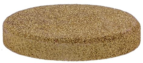FESTA WOW Base Torta in Polistirolo Glitter Color Oro H 2,5 cm Rotondo Scenografica Basi per Cake Design e Decorazioni Ideale per Torte Finte Compleanno,Battesimo,Nascita,Comunioni,Feste (Ø 38 cm)