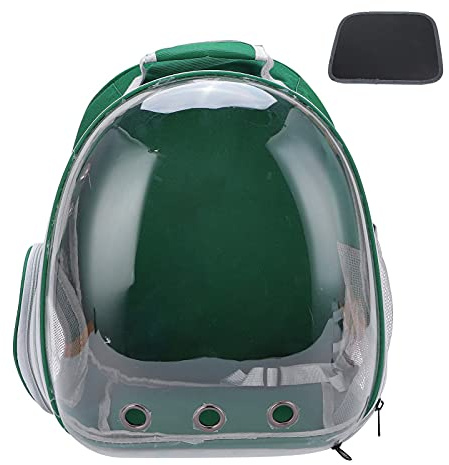 Transparenter Katzenrucksack mit Raumkapsel, Hartschale, Für Kleine Hunde und Katzen, 34x25x42cm - Atmungsaktiv, Bequemes Tragesystem, Ideal Für Ausflüge und Outdoor - Aktivitäte (Verbesserte Version