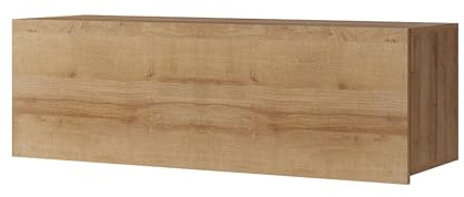 Mirjan24 Hängeschrank Calabrini BR02, Schrank für Wohnzimmer, Wandschrank, Kollektion (Eiche Gold)
