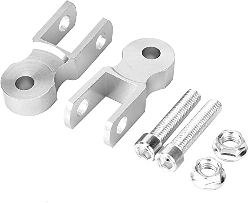 2 Stücke Universal Motorrad Stoßdämpfer Höhe Verlängerung Extender Riser Verjüngung Universal Motorcycle Rear Shock Absorber Riser 5cm für ATV Quad Motorrad Motor Pit Dirt Trail Bike (168g)