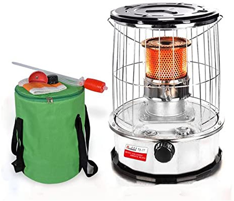 LKP Outdoor Portable Kerosene Stove & Space Heater, Indoor Convection Stove, 10,000 BTU/H Camping Heater, Multifunctional Mobile Patio Heater