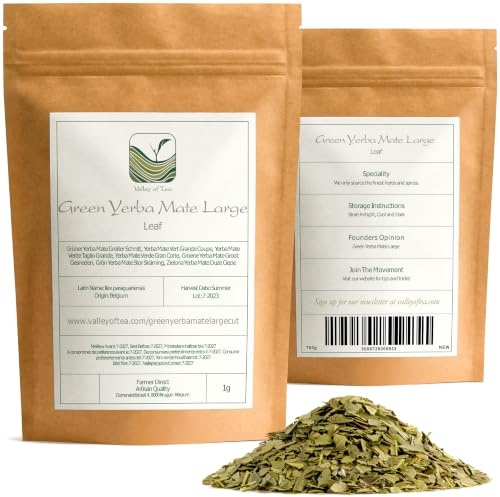 Yerba Mate Verde en Hoja Suelta - Corte Grande Sin Ahumar