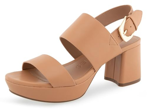 Aerosoles Women's CAMILIA Platform Sandal, Natural, 8M