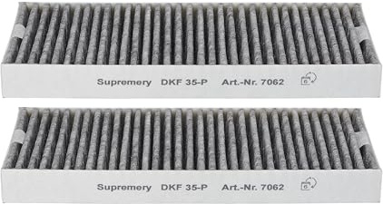 Supremery 2x Filter kompatibel mit Miele Dunstabzugshaube DKF 35-P | Aktivkohlefilter Geruchsfilter mit Aktivkohle
