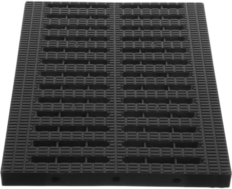 AUTSUPPL Channel Drain Cover Outdoor Sewer Grate with Anti-Slip Grid for Patios Garden Yard Commercial Areas