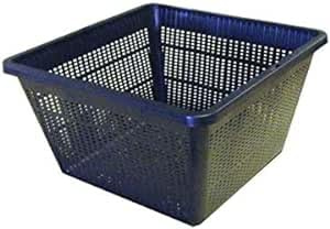Biotope Aquatics Ltd - Paniers pour plantes d'étang – Grandes tailles de pots – Marginal aquatique – Conteneur de lys de jardin (3, carré – 11 x 11 x 11 cm)