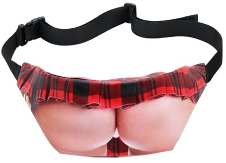 Bierbauch Bauchtasche, Bauch Gürteltasche wasserdichte Reißverschlusstasche, Outdoor Sport Groß Hüfttasche, Simulation Bier, für Damen und Herren, für Camping Wandern Fitness Fahrrad (Khaki)
