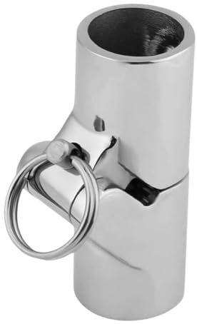 Lljsszr Folding Swivel Tube Connector, Stainless Steel Tube Connector for Boats, for Flagpoles, 32mm
