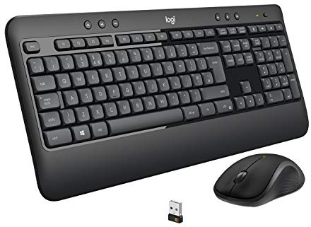 Logitech MK540 avanzado teclado y ratón inalámbricos COMBO - PAN QWERTY