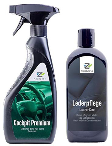 nextzett Leather Care Cockpit Premium Combo
