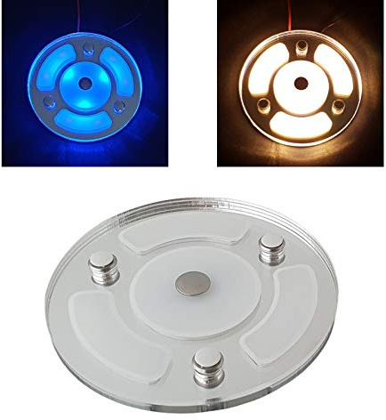 MARVIX LED-Strahler 12V 24V - 100mm flach montierte schlanke Deckenkuppelleuchte mit integrierter Touch-Steuerung und Dimmer-Schalter - 3000k warmweiß superhell für Wohnmobil, Wohnwagen, Wohnwagen und