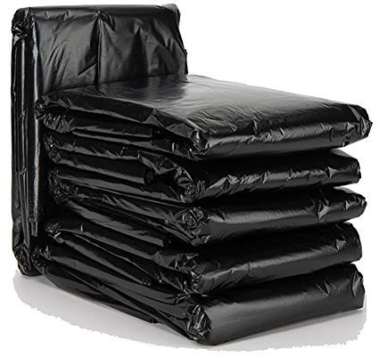 Dance angel 100 XL Müllsäcke Kapazität 30L-40L Schwerlast Wiederverwertbare Tasche reißfest schwarzer Müllsack zum Küche Büro Krankenhaus Hotel Camping
