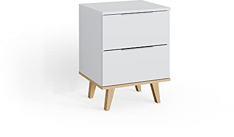 Vicco Kommode Nautica, Weiß, 40 x 61 cm | geeignet zur Aufbewahrung von Kleidung und Alltagsgegenständen
