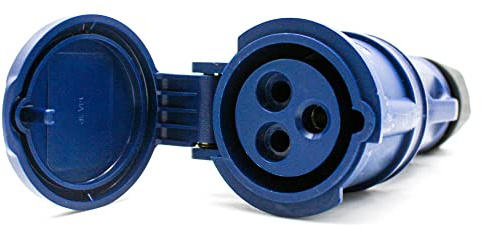 DOJA Industrial | Prise Femelle Industrielle 32A | 2 Pôles + Terre | 380V | Etanche IP44 | Prise Electrique pour Rallonge Electrique, Camping Car Accessoires | Pour Usage Intérieur et Exterieur
