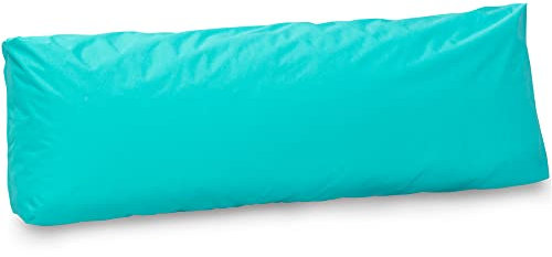 Spatium Jumbo XXL Palettenkissen Set abnehmbar Bezug wasserdicht gesteppt Palettenpolster Palettenauflage Palettensofa (Türkis, Langes Rückenkissen 80x40x20)