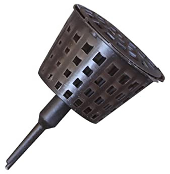 Yardwe Boîte à Engrais Facile à Utiliser, Protège L'engrais du Vent Animaux en Pp Noir, Lot de 20 Pièces Contrôle des Engrais en Jardin Extérieur