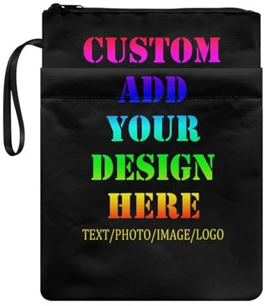 Poceacles Personalisierte Buchhülle für Buchliebhaber mit Ihrem Bild/Text/Logo/Foto/Bild, fügen Sie eigenes Design Buchumschlag Schutz für Taschenbücher hinzu, Einheitsgröße, CZ25, Custom