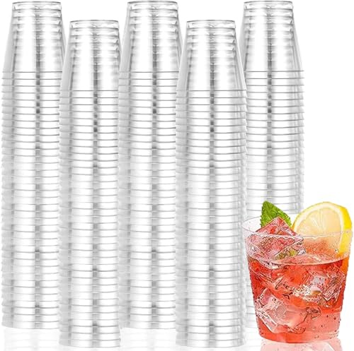 SENENQU 300 Piezas Vasos Chupito Plástico 50 ml Vasitos para Postres