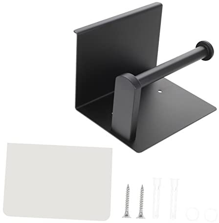 IMIKEYA Toilettenpapierspender Mit Aufbewahrung Wandmontierter Taschentuchrollenhalter Toilettenpapierhalter Ohne Lochung Spender Für Badezimmer