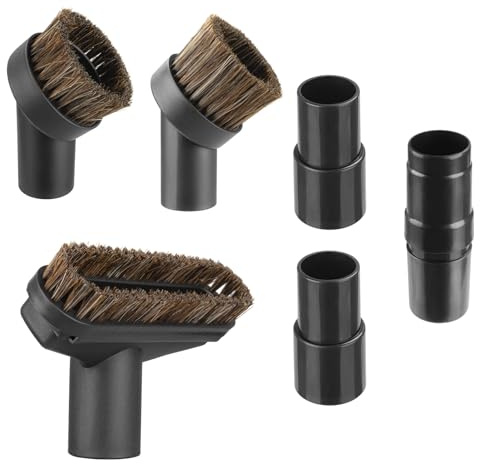6 Pack For Shark Vacuum Attachments Replacement Shark Vacuum Brush Attachment with Vacuum Hose Adapter, 1 1/4 Vacuum Attachments for Multiple Household Vacuum Cleaners