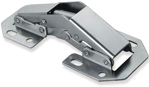 Hettich Aufschraubscharnier mit Feder, 90°, Stahl vernickelt, 1 Stück, 701