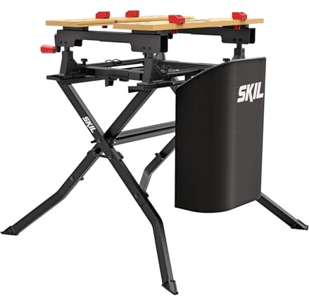SKIL Compact Workbench with Folding Stand, compatible with models TS6308, TS6328, FS3602, SRS0001 - SBT0011